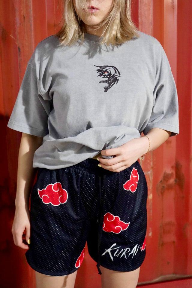 Akatsuki Naruto Mesh Shorts